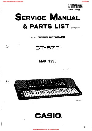 Casio keyboard manual download